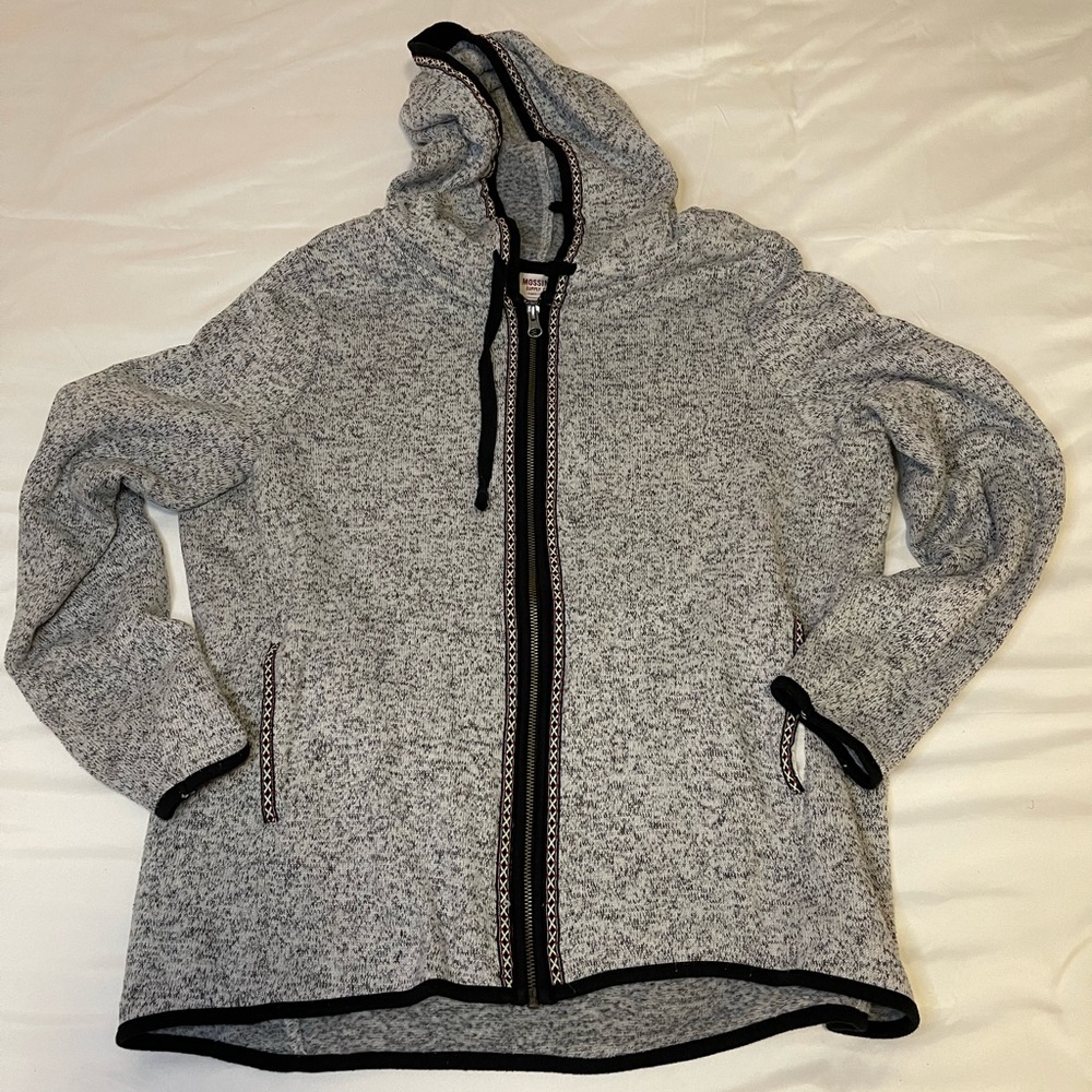 Mossimo zip up hoodie jacket sweatshirt.